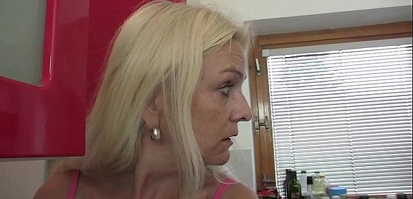  Her hubby fucks old mother-in-law